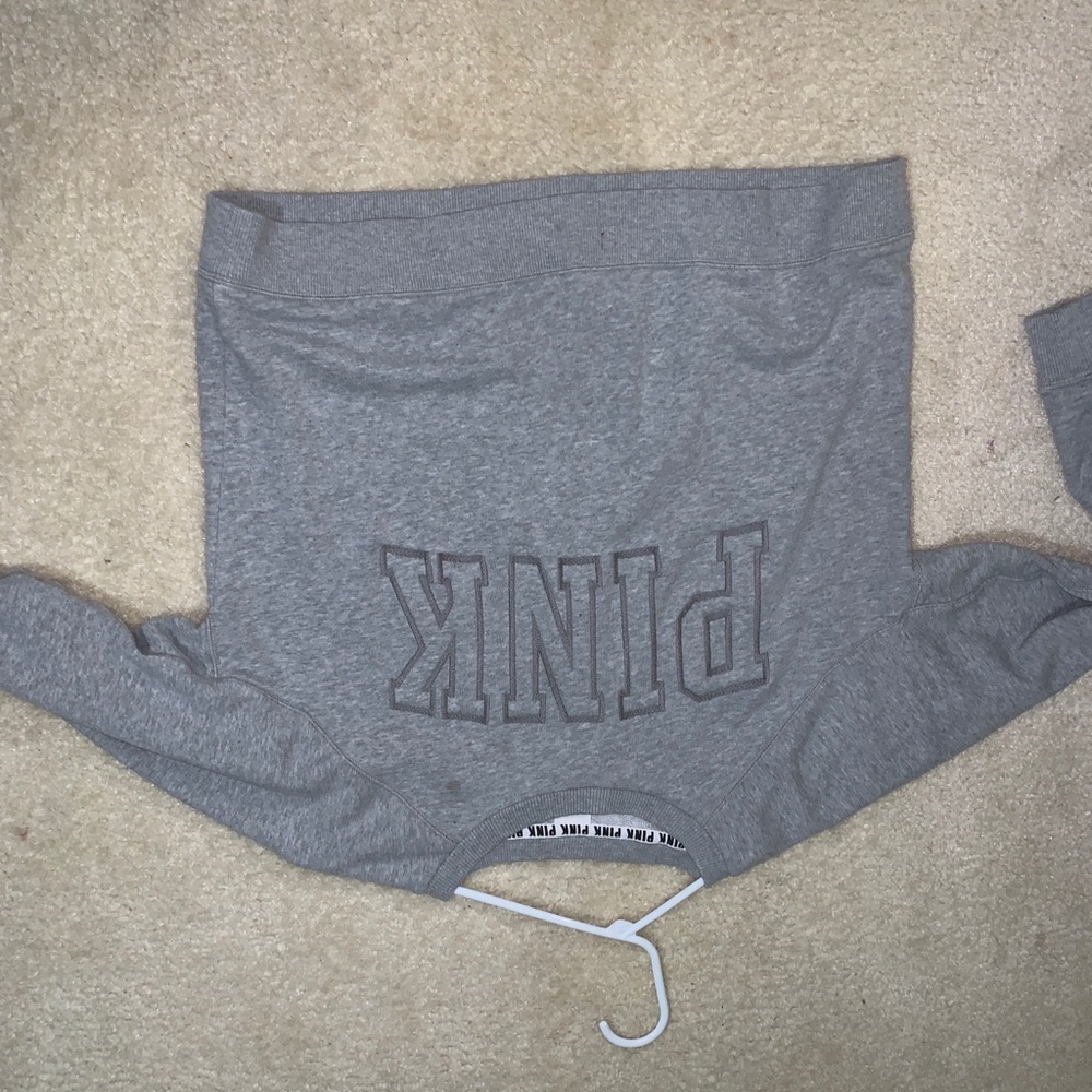 Pink crew neck